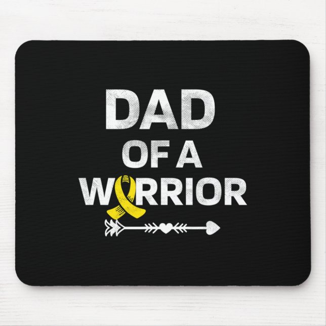 Vater eines Kriegers im DIPG-Bewusstsein Kinder kö Mousepad (Vorne)