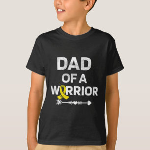 Vater eines Kriegers im DIPG-Bewusstsein Kinder kö T-Shirt