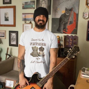 Vater eines Lil' Cowboy & Teddy Bären T-Shirt
