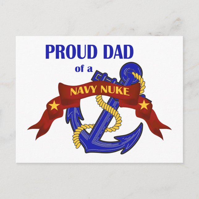 Vater eines Navy Postkarte (Vorderseite)