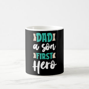 Vater eines Sohnes First Hero Kaffeetasse