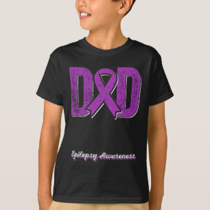 Vater eines Vaters für Epilepsie in einem Kriegshe T-Shirt