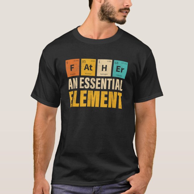 Vater eines wesentlichen Elements Zeitraum Vateru2 T-Shirt (Vorderseite)
