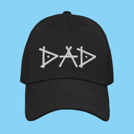 Vater Einfache Coole moderne Typografie Bestickte Baseballkappe