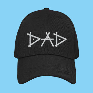 Vater Einfache Coole moderne Typografie Bestickte Baseballkappe
