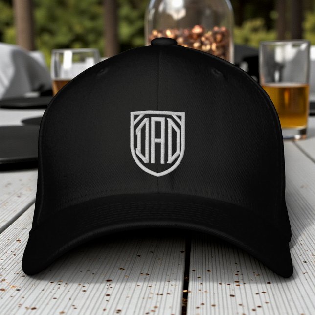 Vater Einfache moderne Typografie Bestickte Baseballkappe (Von Creator hochgeladen)
