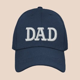 Vater Einfache moderne Typografie Bestickte Baseballkappe