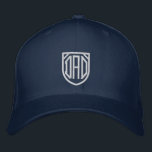Vater Einfache moderne Typografie Bestickte Baseballkappe<br><div class="desc">Vater Simple Modern Typografy Custom Sticked Baseball Cap bietet die einfache moderne bestickte Text "Vater". Perfekt als Geschenk für Vater's Day,  Weihnachten,  Geburtstag und mehr. Erstellt von Evco Studio www.zazzle.com/store/evcostudio</div>