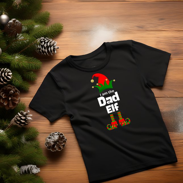 Vater Elf - Weihnachtsfamilie T-Shirt (Von Creator hochgeladen)