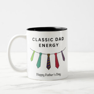 Vater Energie Vatertag Süß Zweifarbige Tasse