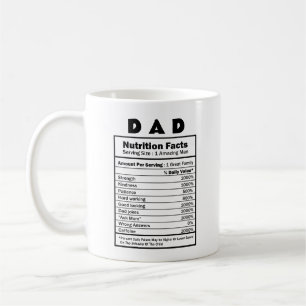 Vater Ernährung Fakt Individuelle Name Tasse