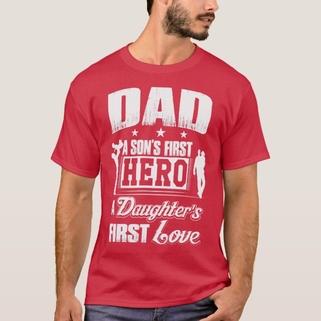 Vater Erste Liebe T-Shirt (Vorderseite)