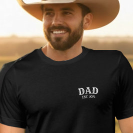 Vater Est 2025  Fettschrift  T-Shirt