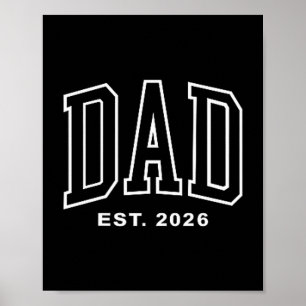 Vater Est 2026 Schwangerschaftsankündigung für Vat Poster