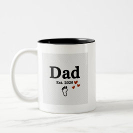 Vater Est. 2026 Tasse | Geschenk für den neuen Vat