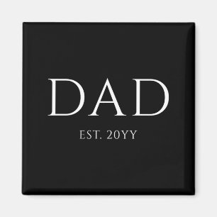 Vater Est Modern Neuer Daddy Zum Vater Befördert T Magnet