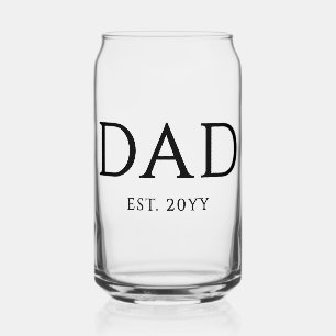 Vater Est Modern New Daddy zum Vater geworben Dosenglas