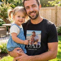 Vater etabliert Foto Minimales Vatertagsgeschenk