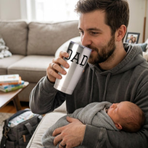 Vater etablierte anpassbare Jahr Vatertag Thermobecher