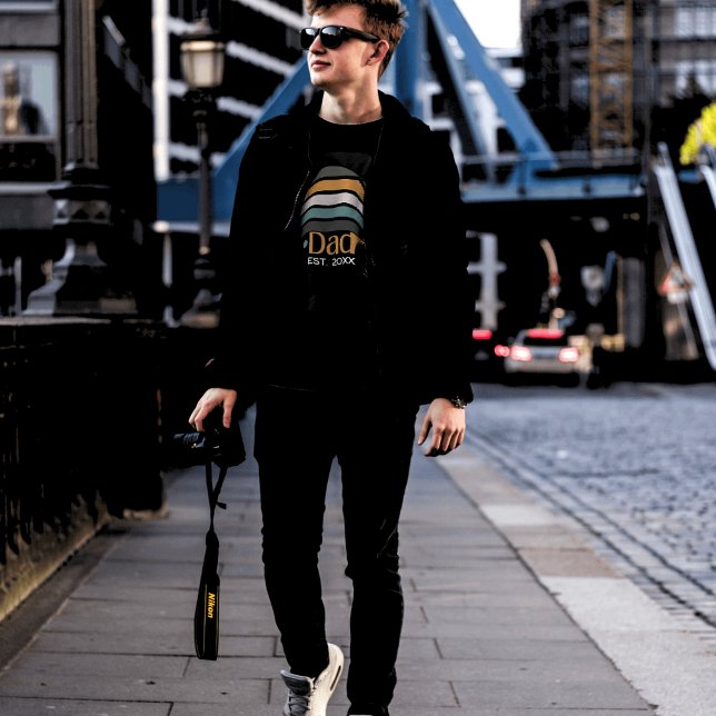 Vater etablierte Retro Men's T-Shirt (Von Creator hochgeladen)