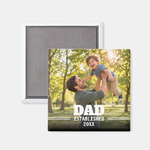 Vater etablierte Vaterschaft Geschenk Magnet