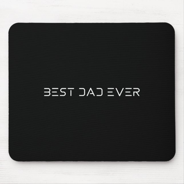 Vater Ever - Cooler, moderner Futuristischer Vater Mousepad (Vorne)