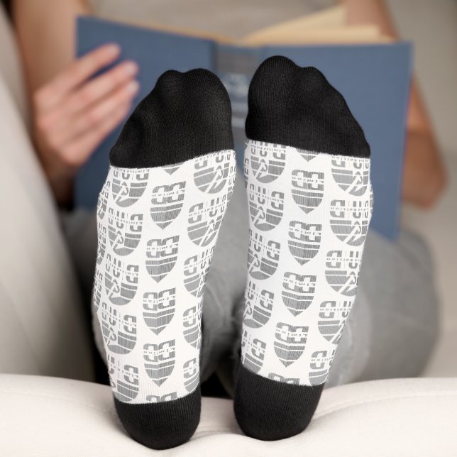 Vater Ever: Vaterschaft als antike Visuelle Emotio Socken (Unterseite)