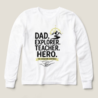 Vater Explorer Lehrer Held T-Shirt | Abenteuer Vat