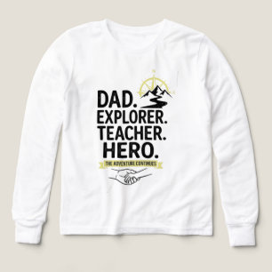 Vater Explorer Lehrer Held T-Shirt Abenteuer Vat