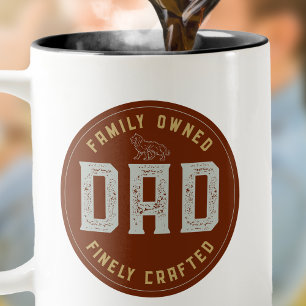 Vater: Familieneigentum fein gearbeitete Tasse