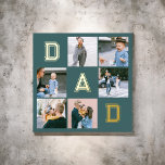 Vater Fett Multi-Foto Aquamarin Foliendrucke<br><div class="desc">Poster bietet moderne Foto-Uni und Mama in Folie.</div>