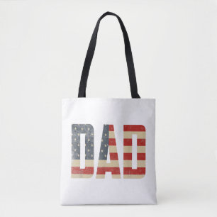 Vater Fett Patriotic American Flag Vater-Tag Dad