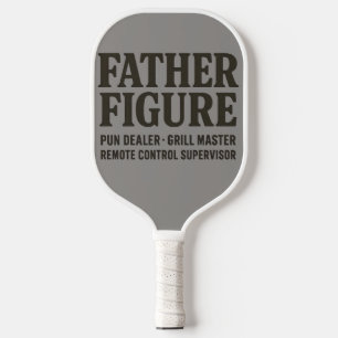 Vater Figur Pun-Händler Lustiges Vater-Shirt Pickleball Schläger