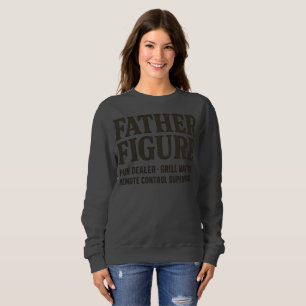 Vater Figur Pun-Händler Lustiges Vater-Shirt Sweatshirt