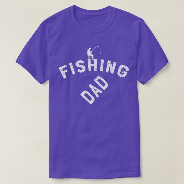Vater Fisch Fisherman Fishermen T tee (Design vorne)