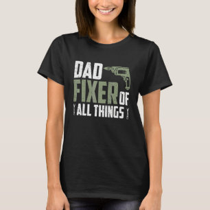 Vater Fixer Contractor Carpenter Woodworker Herren T-Shirt