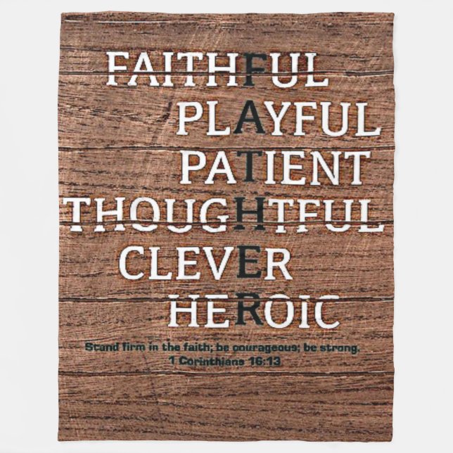 VATER FLEECEDECKE (Vorderseite)