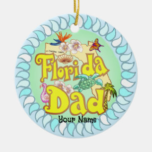 Vater Florida Keramik Ornament