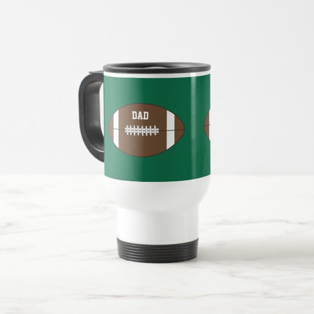 Vater Football Coffee Tasse (Vorderseite Links)