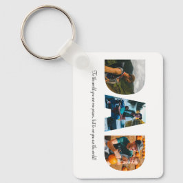 Vater Foto Collage Schlüsselanhänger für Vatertag