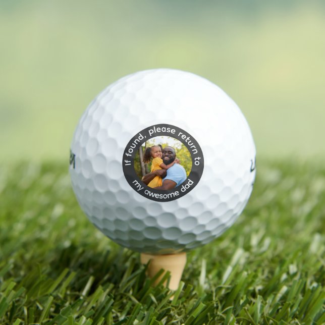 Vater Foto Custom Golf Balls Golfball (Insitu T-Shirt)