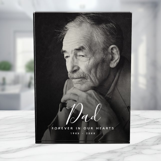 Vater-Foto-Gedenkfeier Fotoblock (Dad Memorial Photo Block)