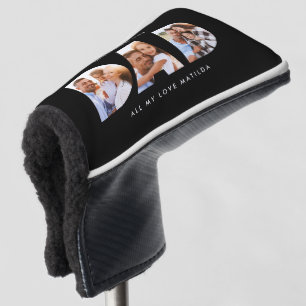 Vater Foto Moderne Typografie Kindergeschenk Golf Headcover