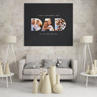 Vater Foto Moderne Typografie Kindergeschenk Schwa