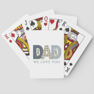 Vater Foto Spielkarten