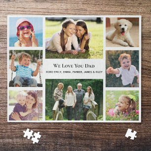 Vater-FotoCollage Puzzle