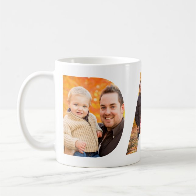 Vater-FotoCollage Tasse (Links)