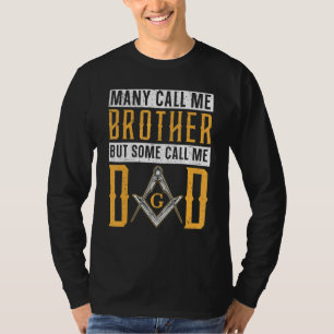 Väter Freimaurer Dad Maurer Fraternal Freimaurerei T-Shirt