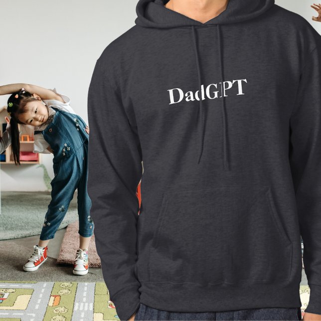 Vater Funny Birthday DadGPT Powered by AI & Vater  Hoodie (Von Creator hochgeladen)