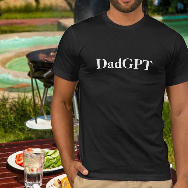 Vater Funny Birthday DadGPT Powered by AI & Vater  T-Shirt (Von Creator hochgeladen)